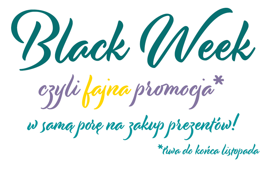 Baner na Black Week 2022 - promocja do końca listopada - Smocze Skarby