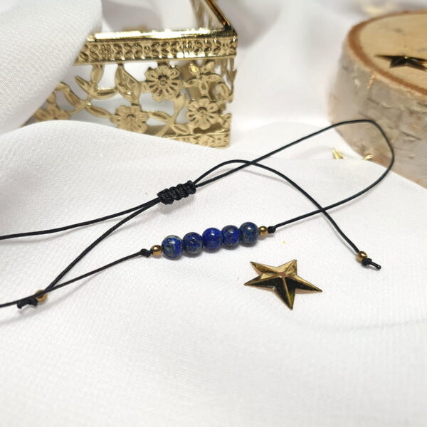 Delikatna bransoletka z lapis lazuli - Smocze Skarby